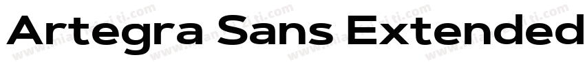 Artegra Sans Extended Bold字体转换